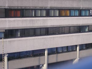 ventanas de las oficinas de la prison