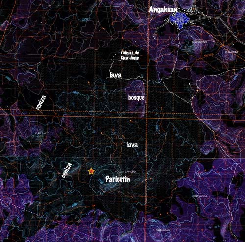 mapa de  la zona y situacin de la obra // map of the zone and site of the artwork
