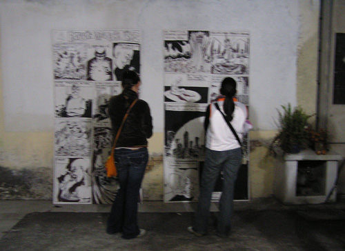 colectivo de comic -comic mural mvil